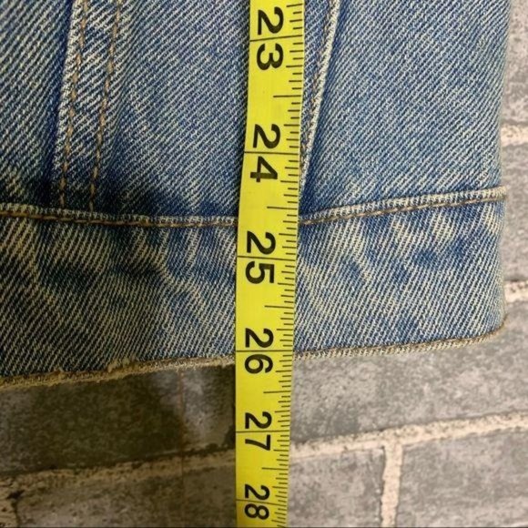 Courtshop BDG Distressed Blue Denim Jacket XL - Picture 8 of 10